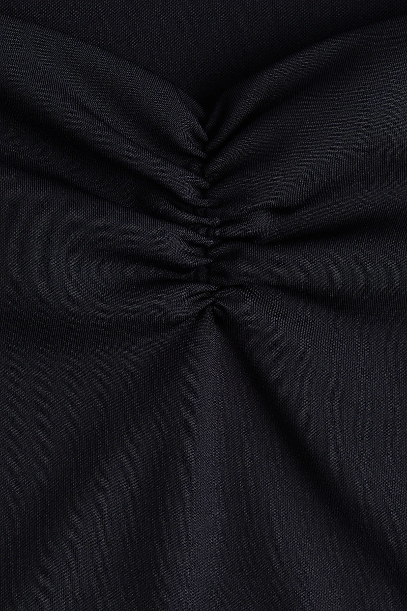 Gathered Sleeveless Top