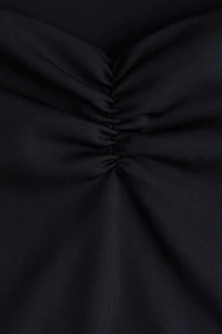 Gathered Sleeveless Top