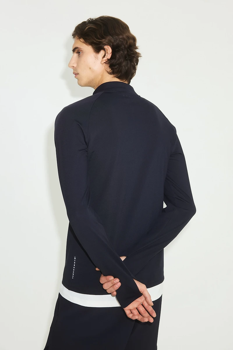 Mid-Layer Half-Zip Sports Shirt with ThermoMove™