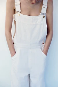 Cotton Denim Overalls