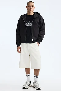 Oversized Printed Mesh T-Shirt