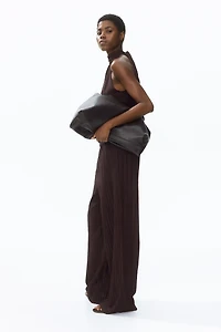 Crinkled Pull-On Pants
