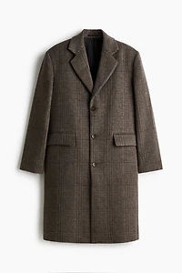 Manteau en laine mélangée