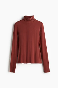 Haut col roulé en viscose