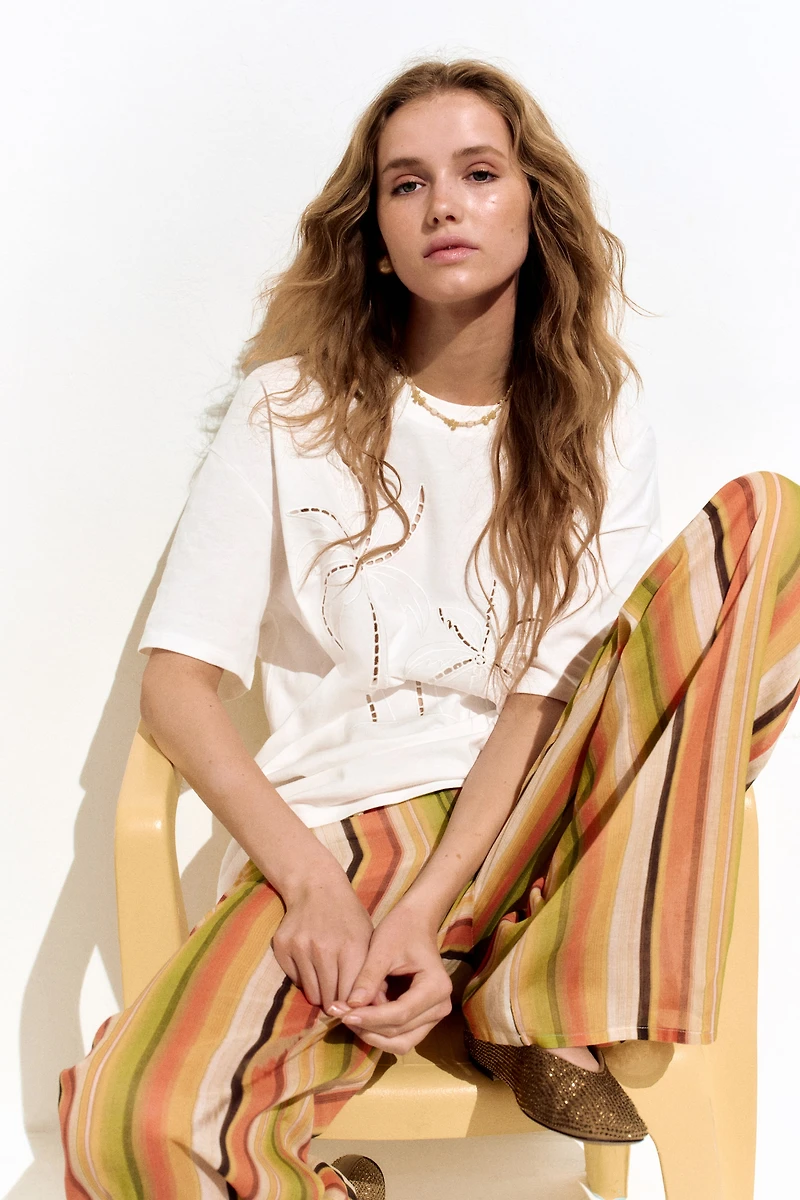 T-shirt grande taille avec motif