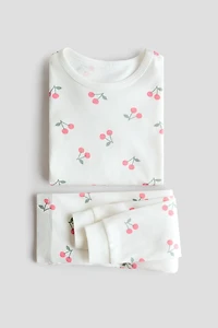 Pyjama confortable en coton imprimé