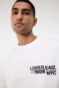 T-shirt classique en coton imprimé