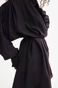 Ruffled tunic dress