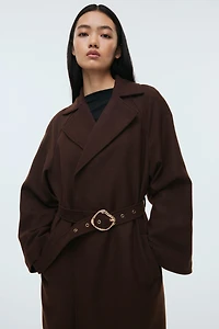 Belted Maxi Coat