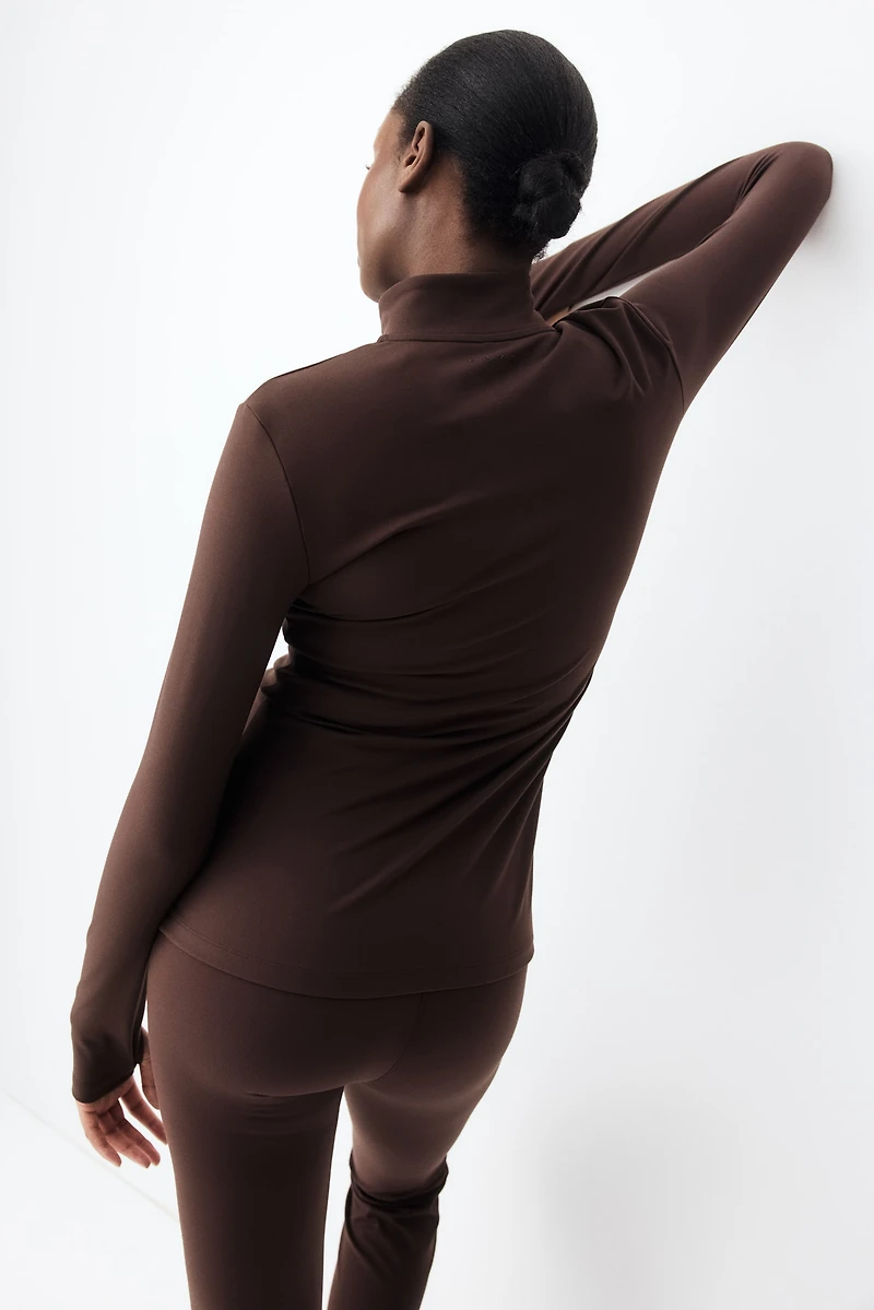 Veste de sport MAMA à fermeture éclair