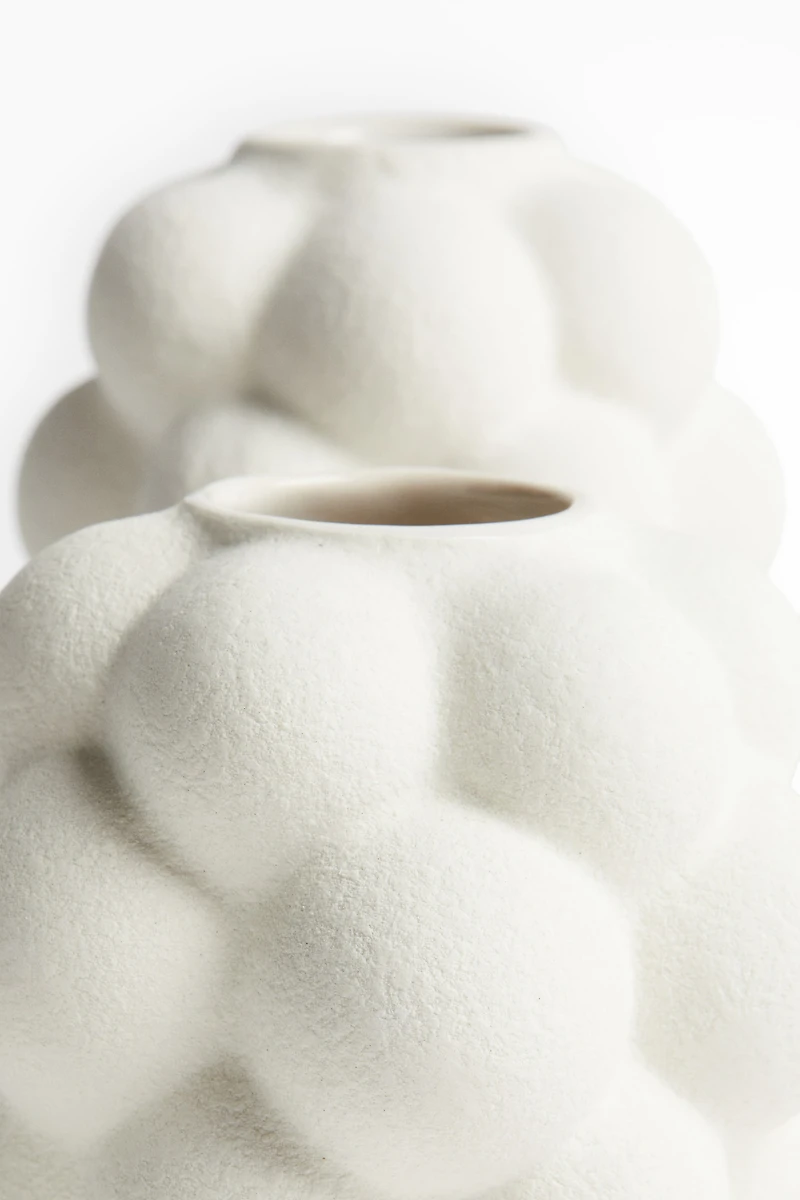 Lot de 2 mini vases en grès cérame