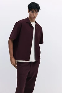 Loose-Fit Brushed Resort Shirt