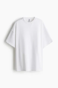 Oversized Short-Sleeved Sweatshirt