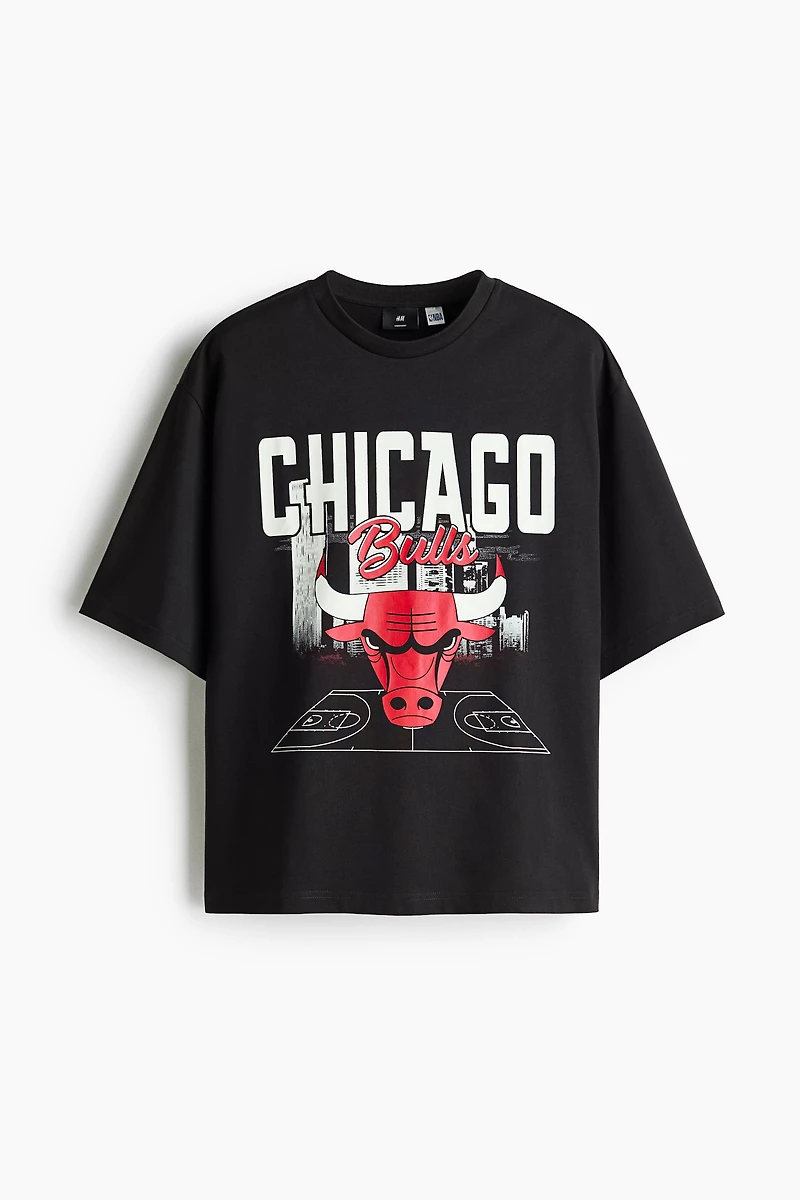 Oversized-Fit Printed T-Shirt