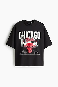 Oversized-Fit Printed T-Shirt