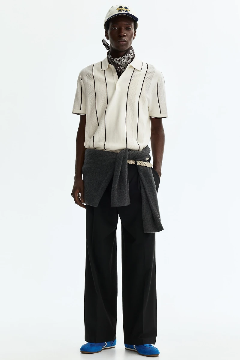 Polo classique en tricot de coton