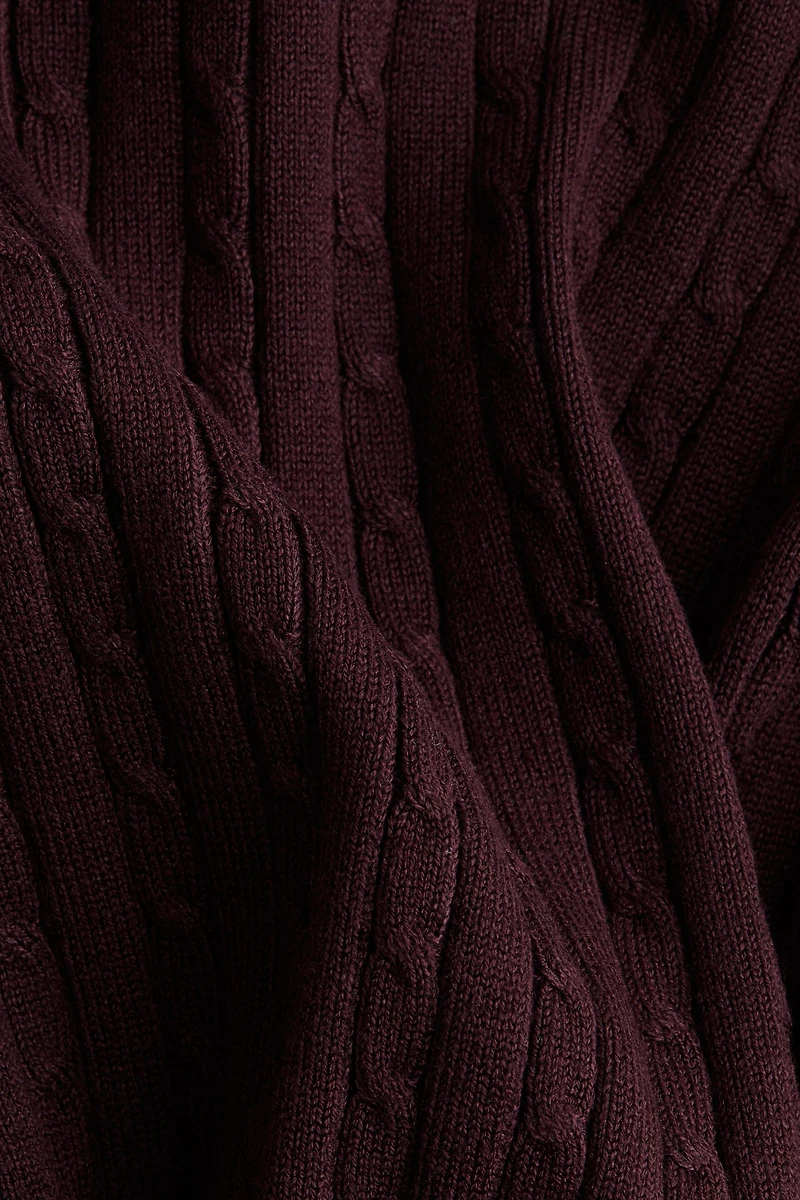 Cable-Knit Sweater