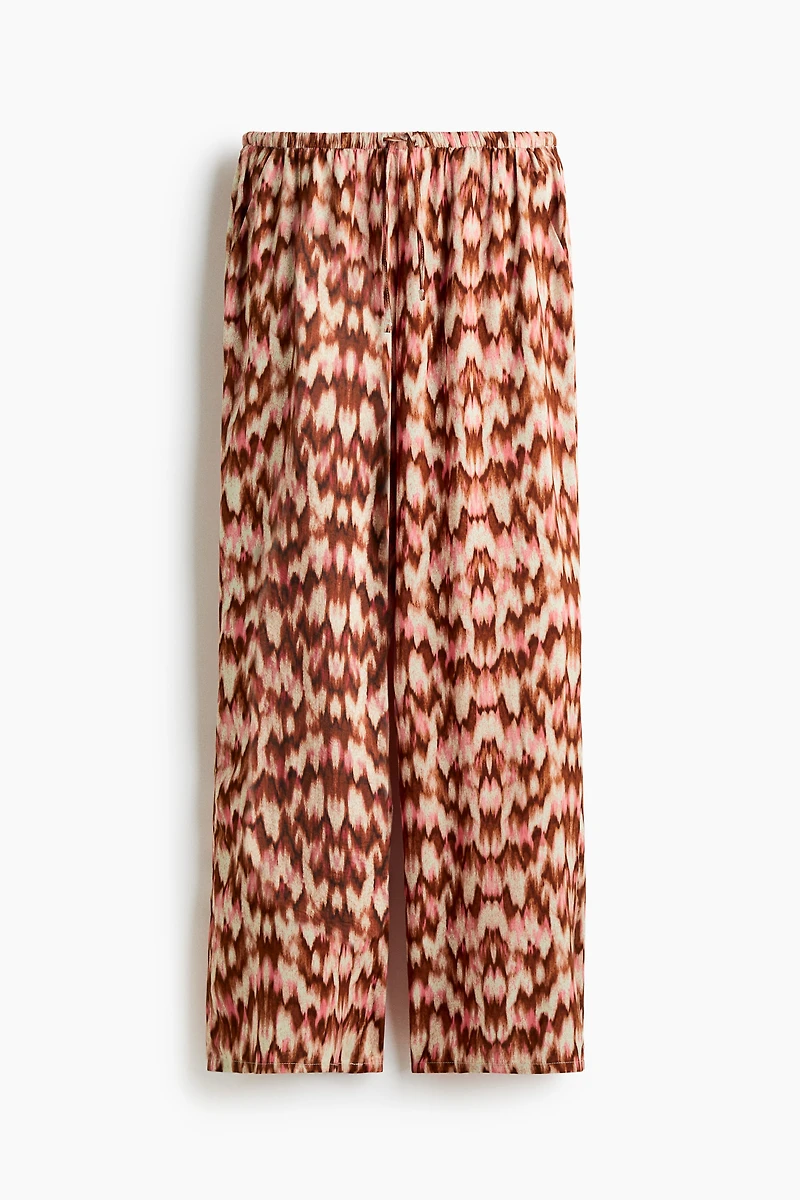 Straight-Leg Drawstring Pants