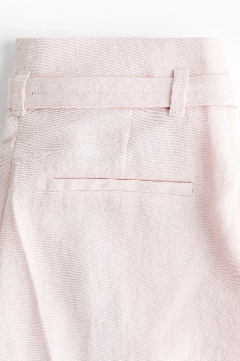 Pantalon large avec ceinture