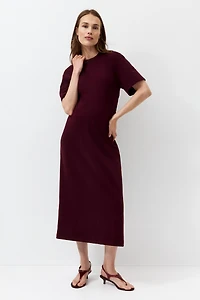 Robe T-shirt MAMA en coton