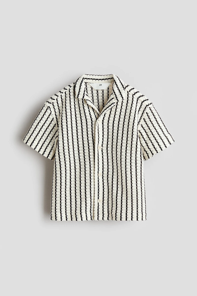 Pointelle-Knit Resort Shirt