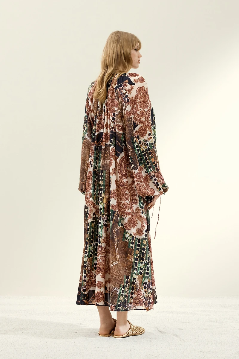 Chiffon Kaftan Dress