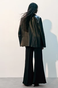 Wide-Leg Jersey Pants