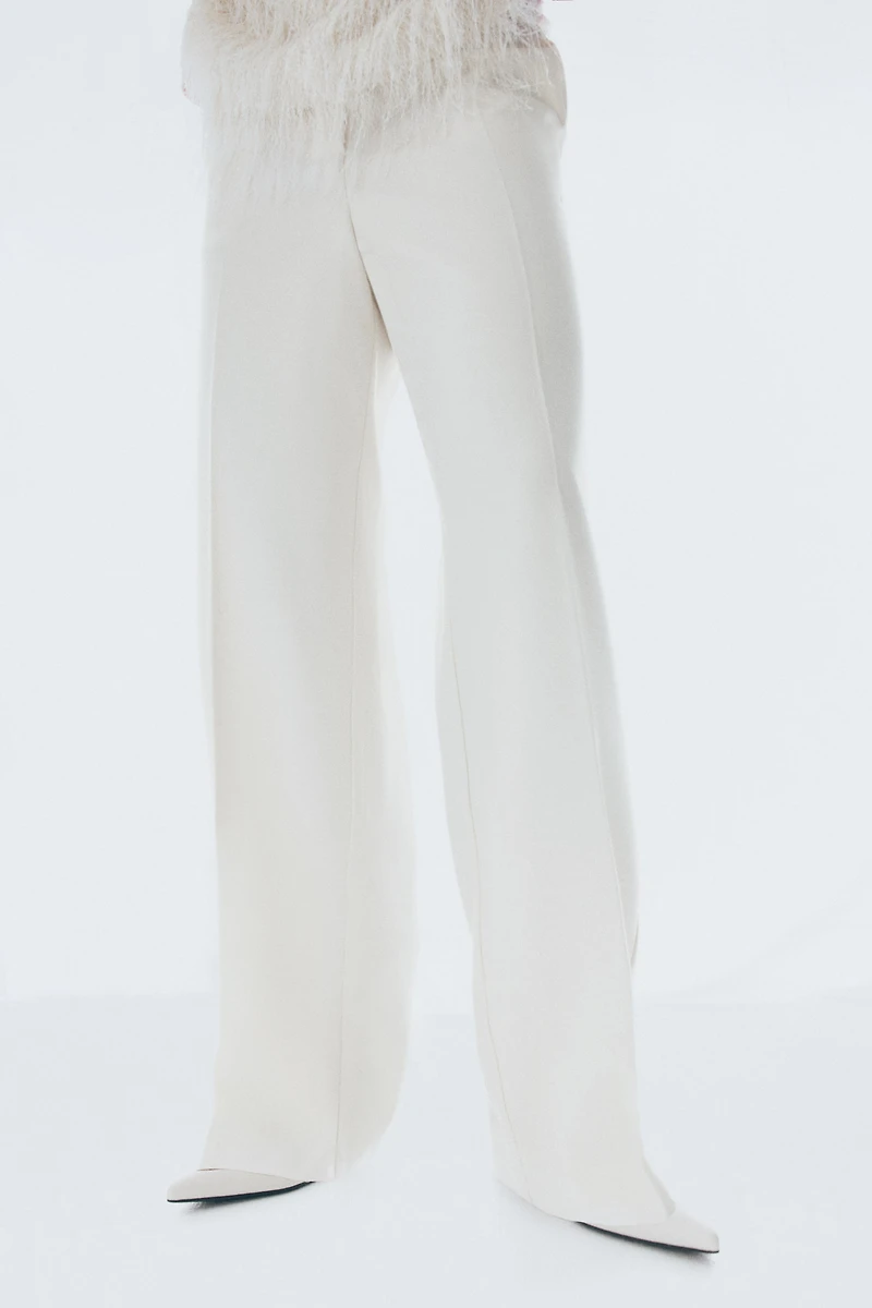Pantalon sur mesure taille haute