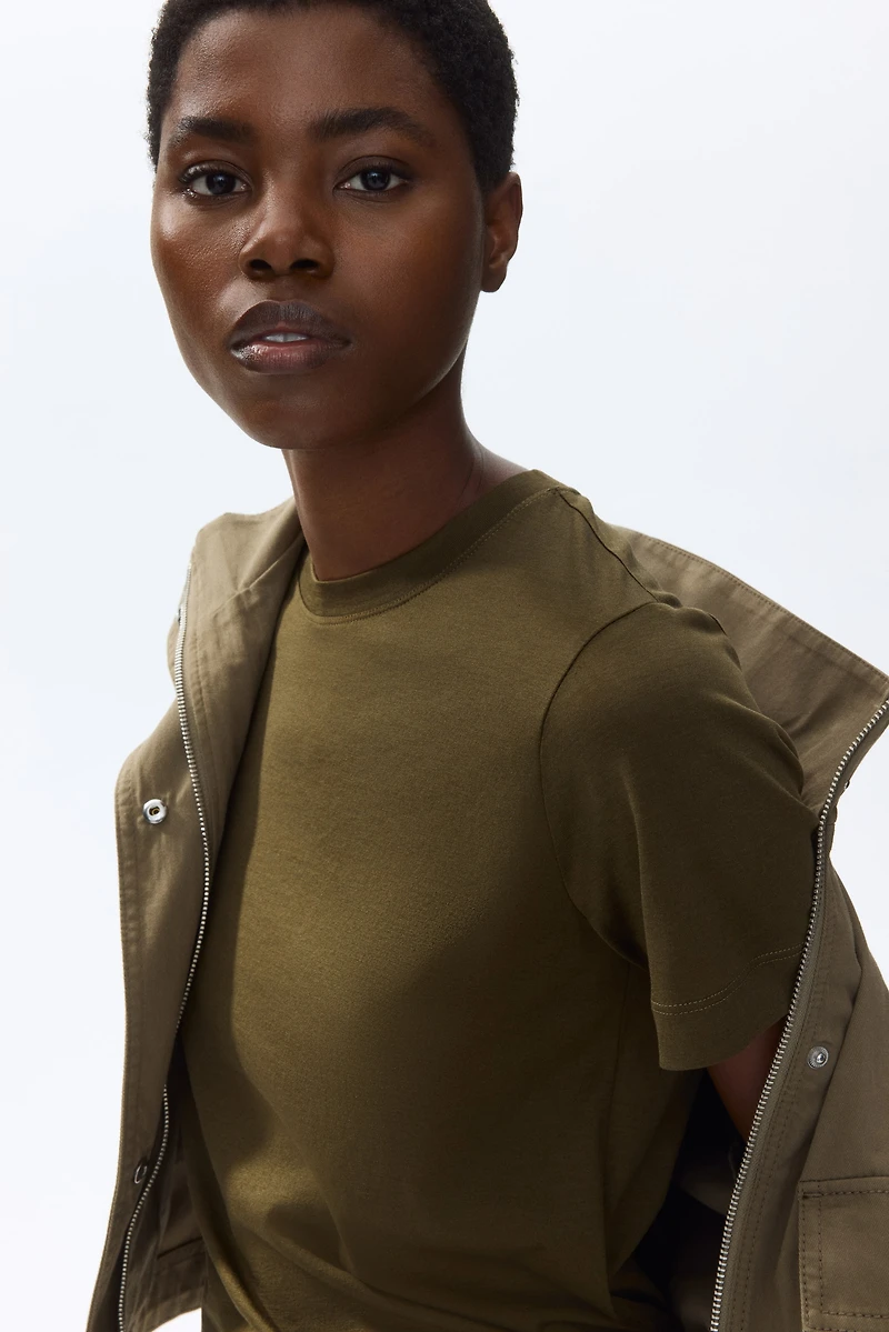 Silk-Blend T-Shirt