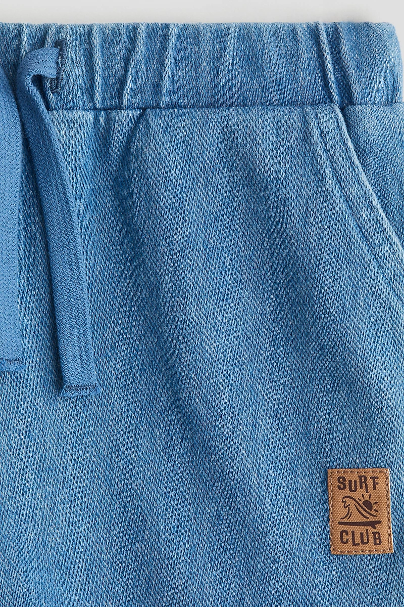 Denim-Look Shorts