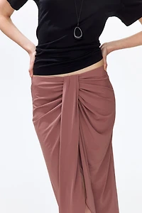 Draped Jersey Skirt