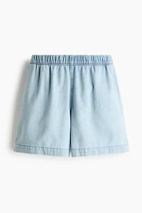 Denim Pull-On Shorts
