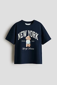Printed Cotton T-Shirt