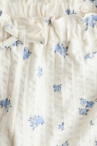 Textured Jersey Pants