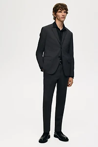 Slim Fit Wool-Blend Jacket