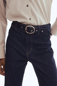 Jean taille haute évasé