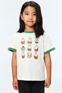 Cotton T-Shirt with Printed Motif