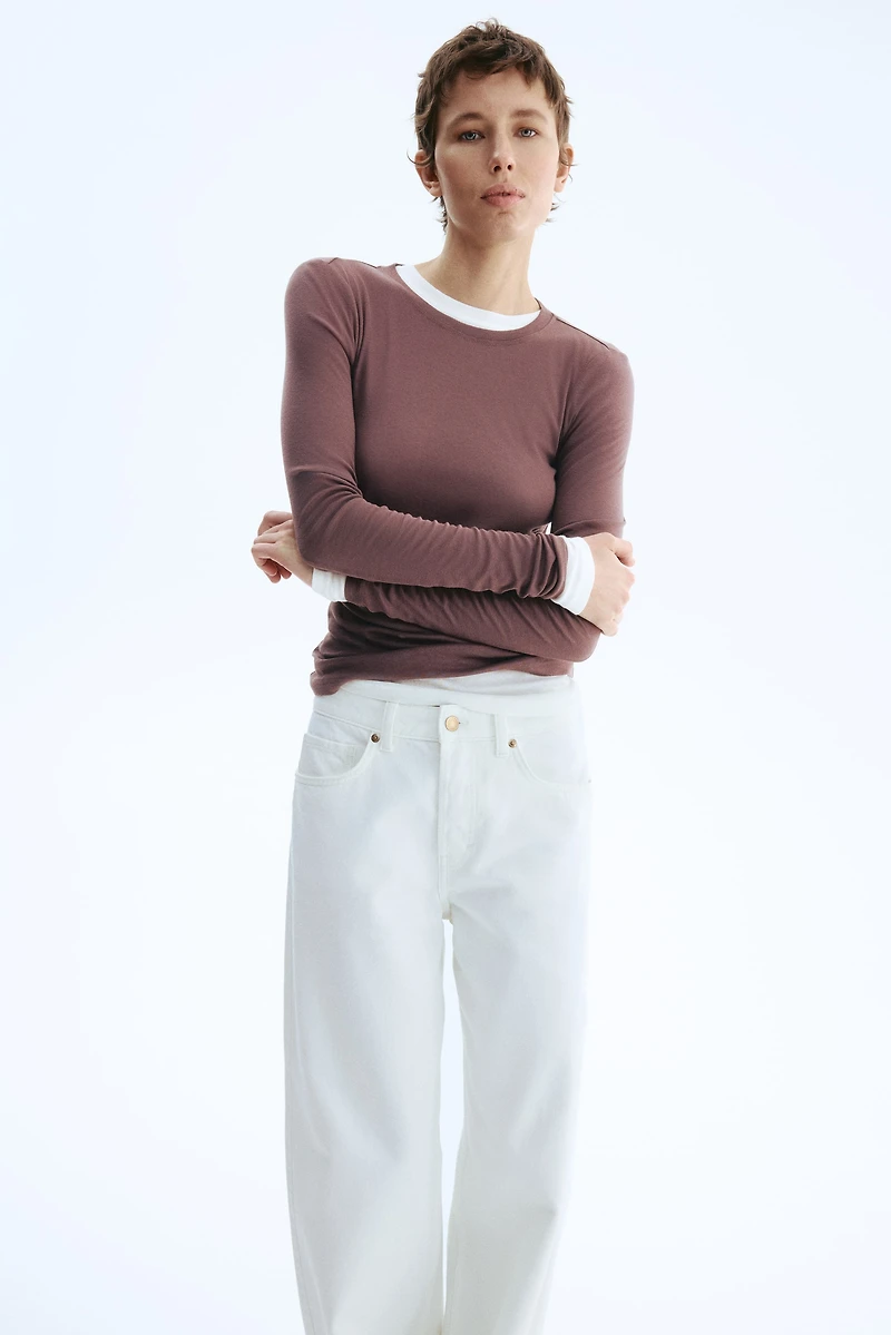 Pima Cotton Jersey Top