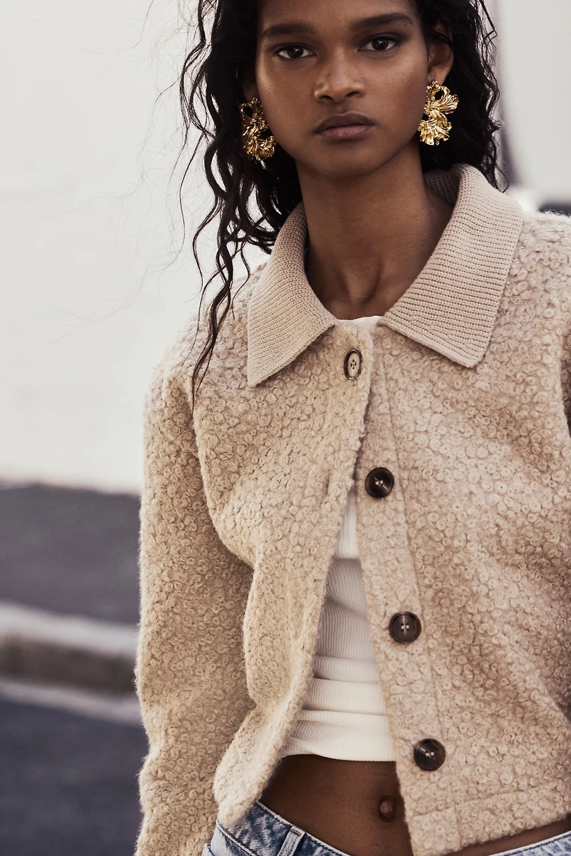 Teddy Fleece Cardigan