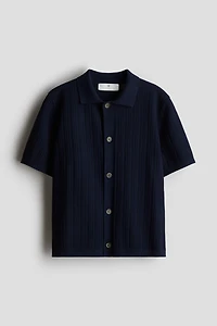 Textured-Knit Shirt