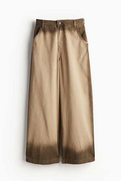Baggy Twill Pants