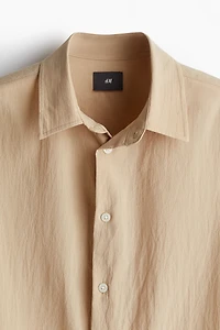Loose Fit Crinkled Shirt