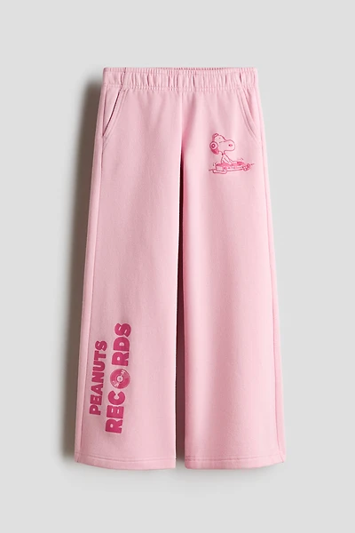 Sweatpant Joggers with Printed Motif