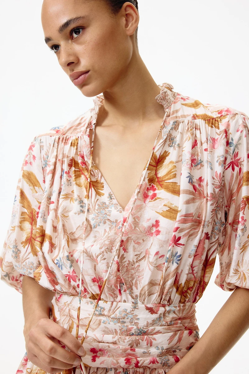 Draped Tunic Dress