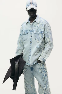 Distressed-Look Jeans