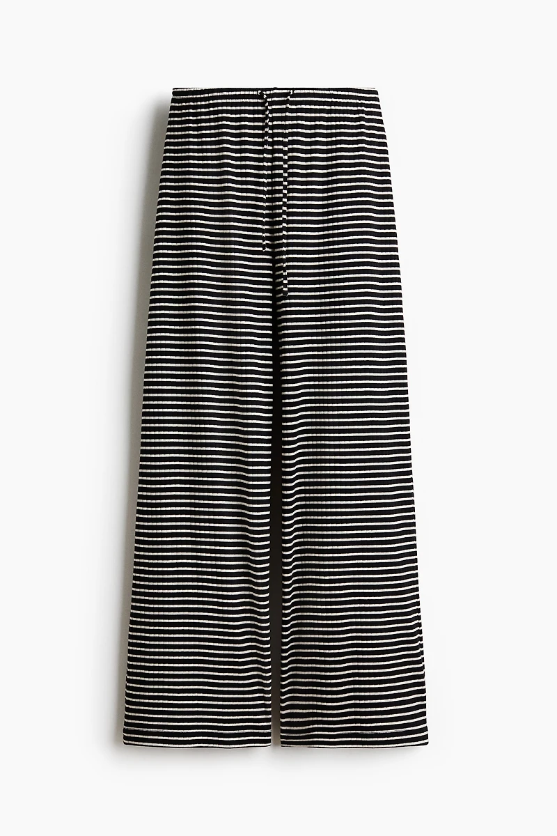 Ribbed Drawstring Pants