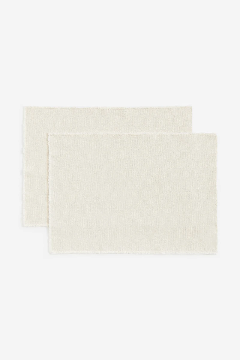 2-pack Canvas Placemats