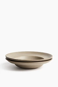 2-Pack Reactive-Glaze Deep Plates