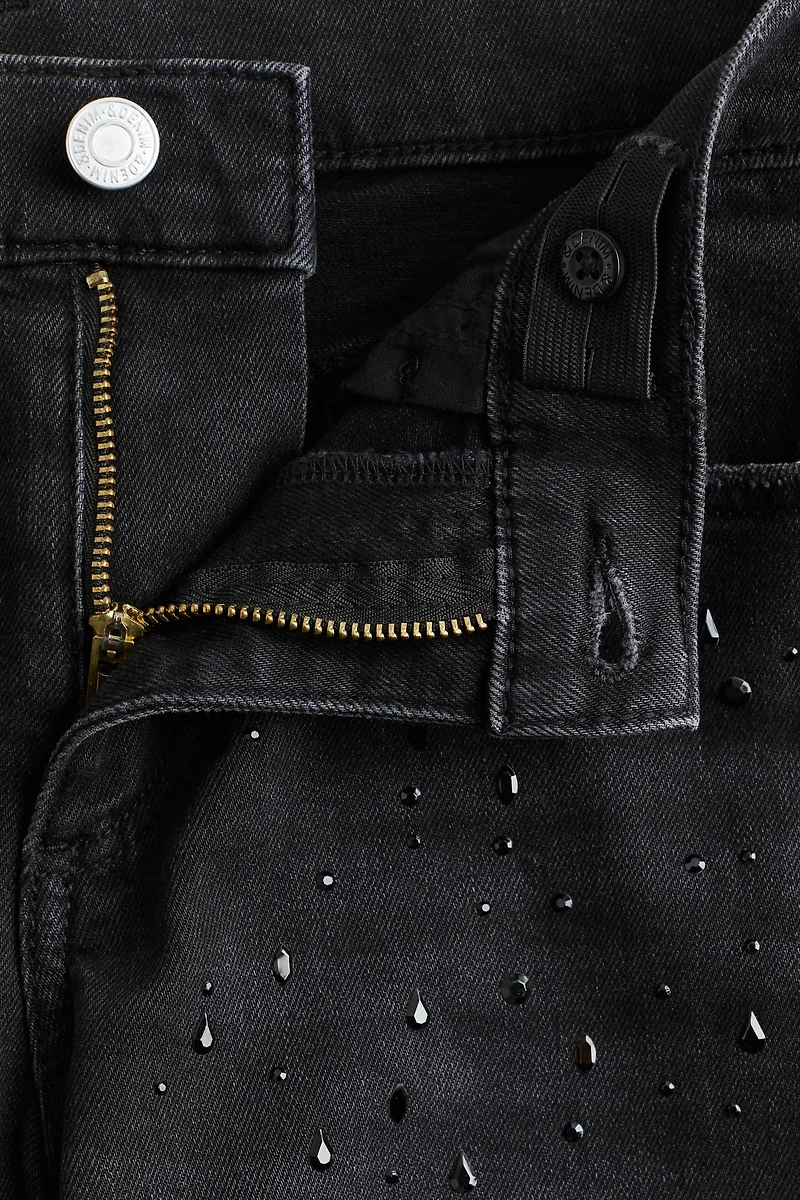 Loose Fit Wide Leg Cargo Jeans