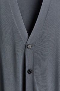 Gilet classique en tricot fin